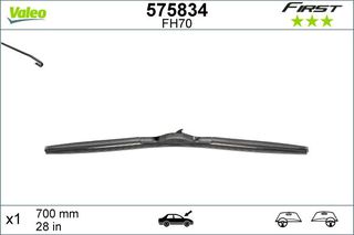 575834- ΥΑΛ/ΡΑΣ VALEO FIRST HYBRID (700MM)
