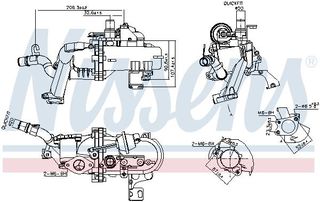 ΨΥΓΕΙΟ EGR-FORD FIESTA VI(CB1) 1.5 TDCI 17-