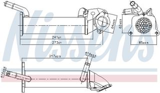 ΨΥΓΕΙΟ EGR-FORD TRANSIT BOX 2.2 TDCI 11-