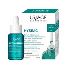 Uriage Hyseac New Skin Serum Anti-blemish Booster 30ml Ορός Προσώπου για Μείωση της Λιπαρότητας & Σύσφιγξη των Πόρων