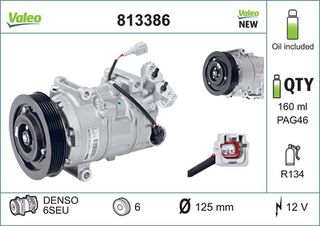 Συμπιεστής, συστ. κλιματισμού  VALEO CORE-FLEX