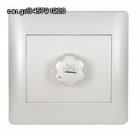 Διακόπτης  Dimmer 400W  230V Metallic Λευκό MetallicWhite22