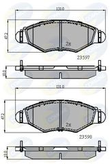 ΣΕΤ ΔΙΣΚΟΦΡΕΝΑ ΕΜΠΡ. CITROEN-PEUGEOT COMLINE CBP01131