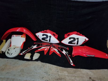 FULL SET Γνήσια Πλαστικά + σέλα για Honda CRF 450 - 2007