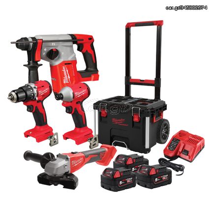 MILWAUKEE M18 BLPP4A-503P BRUSHLESS POWER PACKOUT SET ( 3990991 )