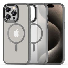 Tech-Protect Magmat 2 Back Cover Πλαστικό / Σιλικόνης Matte Titanium για το iPhone 15 Pro Max