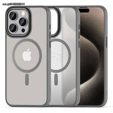 Tech-Protect Magmat 2 Back Cover Πλαστικό / Σιλικόνης Matte Titanium για το iPhone 15 Pro Max