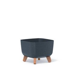 PROSPERPLAST Gracia Square Beton DGQL300E Γλάστρα Τετράγωνη με ποδαράκια 29x29x22Ycm