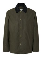 Selected Walter Waxed Ανδρικό Jacket 16094041 Grape Leaf-thumb-5