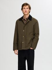 Selected Walter Waxed Ανδρικό Jacket 16094041 Grape Leaf