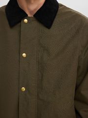 Selected Walter Waxed Ανδρικό Jacket 16094041 Grape Leaf-thumb-1