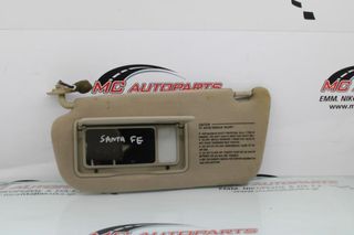 Σκιάδιο Αριστερό Μπεζ HYUNDAI SANTA FE (2000-2006) με καλώδιο