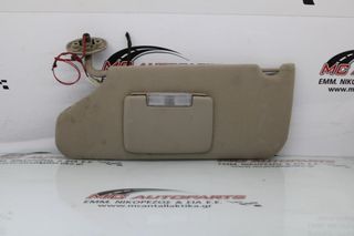 Σκιάδιο Αριστερό Γκρί JEEP CHEROKEE (KJ) (2002-2008) με καλώδιο