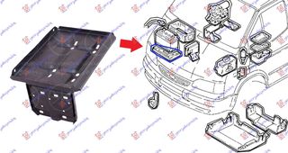 ΒΑΣΗ ΜΠΑΤΑΡΙΑΣ ΠΕΤΡΕΛΑΙΟ για FORD TRANSIT 92-95 για FORD TRANSIT 92-95