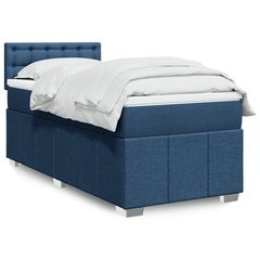 ΚΡΕΒΑΤΙ BOXSPRING ΜΕ ΣΤΡΩΜΑ ΜΠΛΕ 80X200 ΕΚ. ΥΦΑΣΜΑΤΙΝΟ 3289215