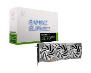 MSI GeForce RTX 4070 Super 12GB GDDR6X Gaming Slim White Κάρτα Γραφικών (RTX 4070 SUPER 12GB GAMING SLIM) - Πληρωμή και σε έως 9 δόσεις