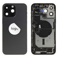 For iPhone/iPad (AP14PM0024BPSP-C) Rear Cover (Pulled C) incl. small parts - Black, For iPhone 14 Pro Max