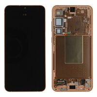 Samsung (GH82-33410G-PA) OLED Touchscreen (incl. pre-assembled frame) - Sandstone Orange, Galaxy S24 Plus; SM-S926B