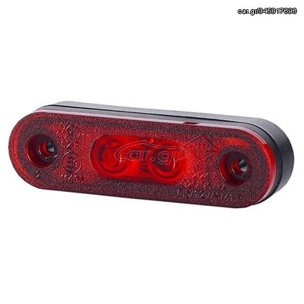 ΦΩΣ ΟΓΚΟΥ LD958 12/24V 2LED HORPOL ΚΟΚΚΙΝΟ (7,9 x 2,4 cm) -1ΤΕΜ.