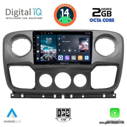 DIGITAL IQ RTG 4463_CPA (10inc) MULTIMEDIA TABLET for NISSAN NV400 - OPEL MOVANO - RENAULT MASTER mod. 2010-2020 | Pancarshop