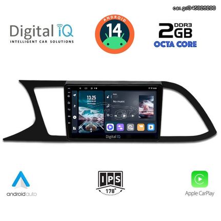 DIGITAL IQ RTG 4575_CPA (9inc) MULTIMEDIA TABLET for SEAT LEON mod. 2012-2021 | Pancarshop