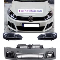 ΣΕΤ VW Golf VI 6 MK 6R20 Design (2008-2013)  ΠΡΟΦΥΛΑΚΤΗΡΑΣ ΕΜΠΡΟΣ & ΦΑΝΑΡΙΑ 