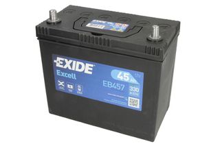 Μπαταρία EXIDE 12V 45Ah/330A EXCELL (L+ jis) 237x127x227 B0 (starting)