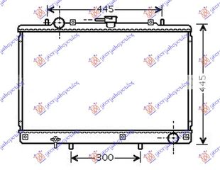 ΨΥΓΕΙΟ 2.5 T.D ΠΕΤΡΕΛΑΙΟ +/- AC (375x603x27) (KOYO) για MITSUBISHI PAJERO 96-01 για MITSUBISHI PAJER