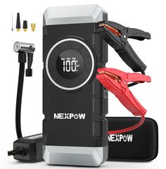 NEXPOW εκκινητής μπαταρίας & συμπιεστής αέρος NP2, 12V/3000A, 150PSI, 12000mAh