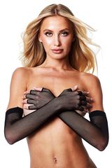 Γάντια Baci Fingerless Fishnet Opera Gloves - Μαύρα