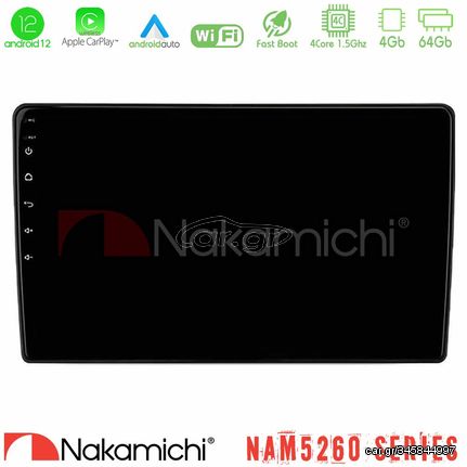 Nakamichi NAM5260 Series 4Core Android12 4+64GB Ford Transit Custom 2019-2024 Navigation Multimedia Tablet 9" Με Carplay & Android Auto