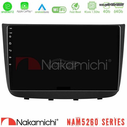 Nakamichi NAM5260 Series Mercedes Vito/Viano 2003-2006 4Core Android12 4+64GB Navigation Multimedia Tablet 10″ Με Carplay & Android Auto