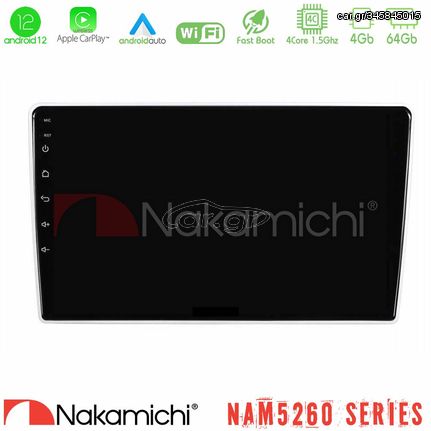 Nakamichi NAM5260 Series Kia Sportage 2005-2008 4Core Android12 4+64GB Navigation Multimedia Tablet 9″ Με Carplay & Android Auto Με Carplay & Android Auto