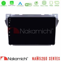 Nakamichi NAM5260 Series Suzuki Alto & Nissan Pixo 4Core Android12 4+64GB Navigation Multimedia Tablet 9″ Με Carplay & Android Auto