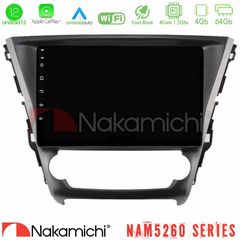 Nakamichi NAM5260 Series 4Core Android12 4+64GB Toyota Avensis 2015-2018 Navigation Multimedia Tablet 9" Με Carplay & Android Auto