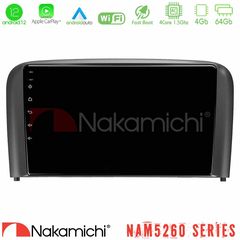 Nakamichi NAM5260 Series 4Core Android12 4+64GB Volvo S80 1998-2006 Navigation Multimedia Tablet 9" Με Carplay & Android Auto