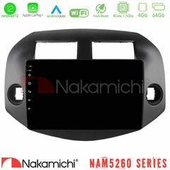 Nakamichi NAM5260 Series 4Core Android12 4+64GB Toyota Rav4 2006-2012 Navigation Multimedia Tablet 10" Με Carplay & Android Auto