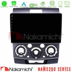 Nakamichi NAM5260 Series 4Core Android12 4+64GB Ford Ranger/Mazda BT50 Navigation Multimedia Tablet 9" Με Carplay & Android Auto