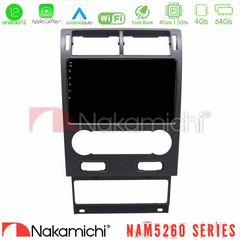 Nakamichi NAM5260 Series 4Core Android12 4+64GB Ford Mondeo 2004-2007 Navigation Multimedia Tablet 9" Με Carplay & Android Auto