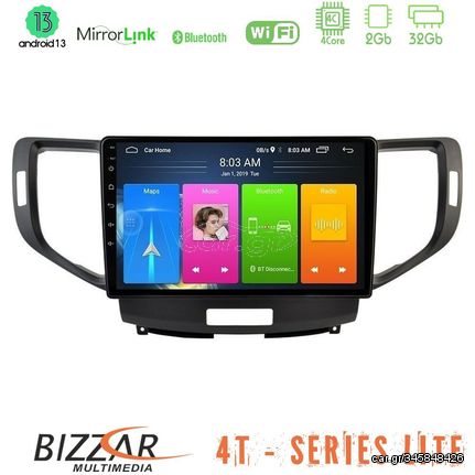 Bizzar 4T Series Honda Accord 2008-2015 4Core Android13 2+32GB Navigation Multimedia Tablet 9"