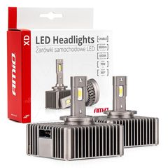 ΛΑΜΠΕΣ LED D5S 9>16V 70W 6.500K 8600lm (ΜΕ ΨΥΚΤΡΑ) XD SERIES ΑΜΙΟ - 2 ΤΕΜ.