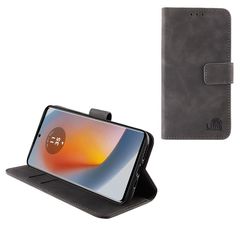 LIME ΘΗΚΗ MOTOROLA MOTO EDGE 50 FUSION XT2429-2 6.7" ESSENTIAL MAGNET BOOK STAND CLIP GREY