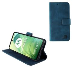 LIME ΘΗΚΗ MOTOROLA MOTO G04 XT2421-3 6,56"/ MOTO G24 XT2423-3 6,56" ESSENTIAL MAGNET BOOK STAND CLIP DARK BLUE