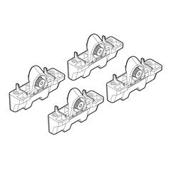 ΑΚΡΑ ΓΙΑ ΜΠΑΡΕΣ NORDRIVE ΓΙΑ HONDA CR-V 04/02-12/06 KIT