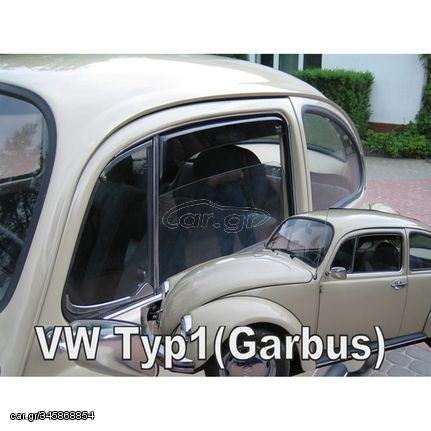 ΑΝΕΜΟΘΡΑΥΣΤΕΣ ΓΙΑ VW GARBUS SCARABEO BEETLE 2D 1967-2003 (ΣΚΑΡΑΒΕΟΣ) ΖΕΥΓΑΡΙ ΑΠΟ ΕΥΚΑΜΠΤΟ ΦΙΜΕ ΠΛΑΣΤΙΚΟ HEKO - 2 ΤΕΜ.