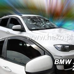 ΑΝΕΜΟΘΡΑΥΣΤΕΣ ΓΙΑ BMW X6 E71 5D 2008-2014 ΖΕΥΓΑΡΙ ΑΠΟ ΕΥΚΑΜΠΤΟ ΦΙΜΕ ΠΛΑΣΤΙΚΟ HEKO - 2 ΤΕΜ.