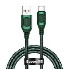 Baseus Flash Quick Charge USB-C , QC 3.0, Huawei SCP, Samsung AFC, 5A, 1m (Green)