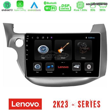 Lenovo Car Pad Honda Jazz 2009-2013 4Core Android 13 2+32GB Navigation Multimedia Tablet 10"