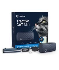 Tractive CAT mini GPS Pet Tracker Γάτας με Κολάρο Dark Blue (Τεμάχιο)--TRCAT5DB