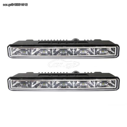 ΦΩΤΑ ΗΜΕΡΑΣ DRL 12/24V 10,64W 10LED 1000lm 187x24x56mm 2ΤΕΜ